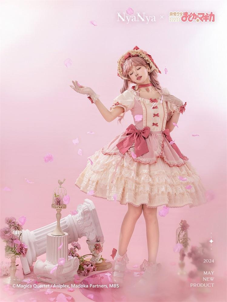 NyaNya - IP Collab Lolita Dress Madoka Kaname Homura Akemi Lolita OP dress