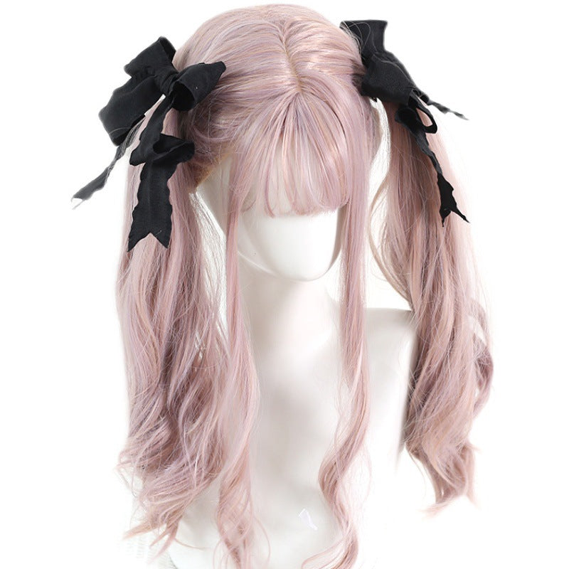 Original  Double Ponytail Twist Hair Clip Lolita Sweet Pair Clip Lo Side Clip Anime Cosplay Adjustable Styling