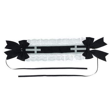 Lolita Bow Lace Hairband - Handmade Cute Anime Girl Hair Clip