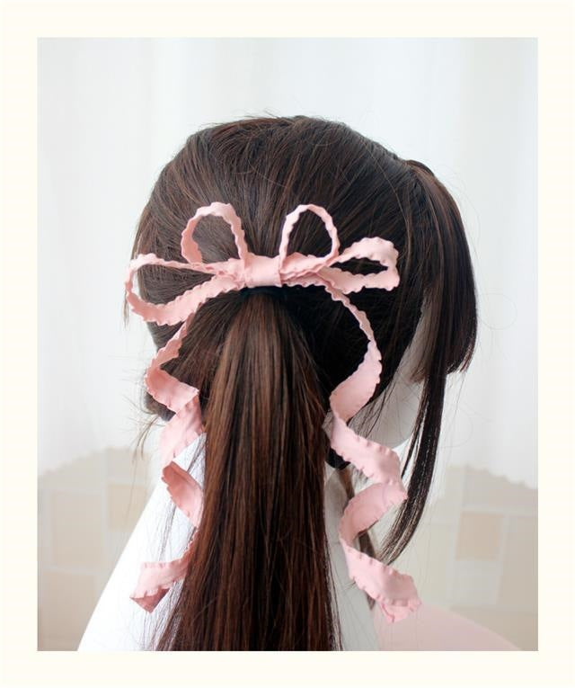 Original Handmade Double Ponytail Twist Hair Clip Lolita Girl Sweet Pair Clip Japanese Anime Cosplay Styling Hair Accessory