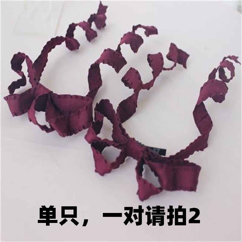 Original Handmade Double Ponytail Twist Hair Clip Lolita Girl Sweet Pair Clip Japanese Anime Cosplay Styling Hair Accessory