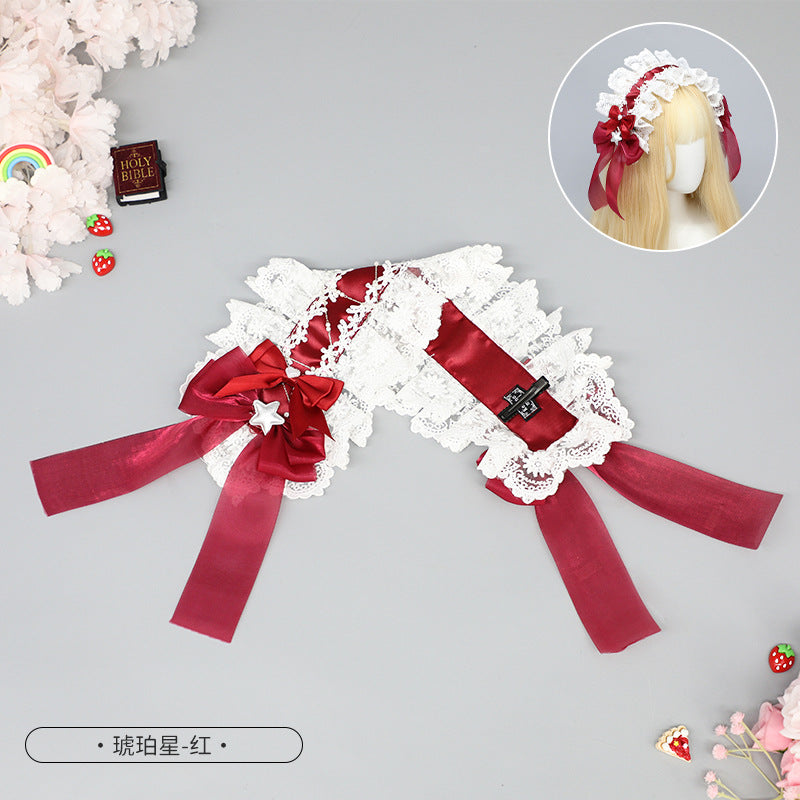 Sweet Lolita Lace Headband - Maid Anime Hair Clip/Hair Tie