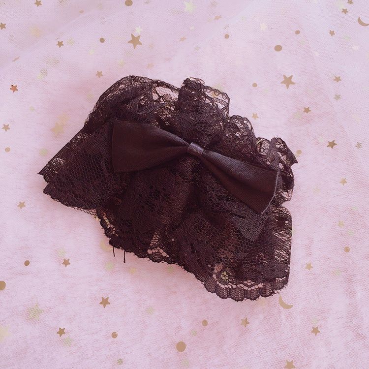 Girly Lolita Lace Hand Sleeves Bowknot Sleeves Lolita Decorative Small Items Cute Dress Small Skirt LO Girl KC