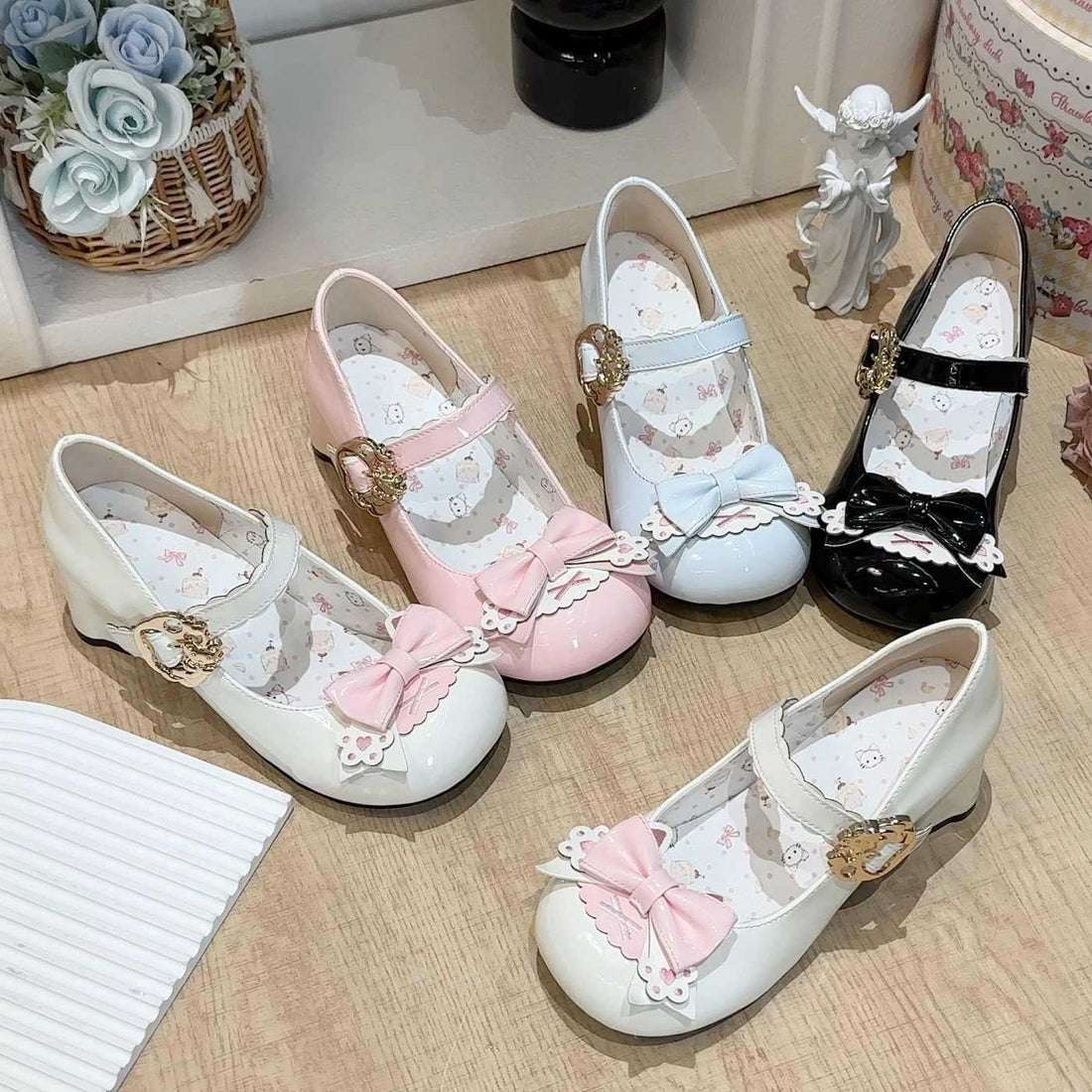 Meow Paw Party 3.0 | Kitty Toast Original Lolita Cat Claw Bow Cat-Head Heel Cute Sweet Pumps