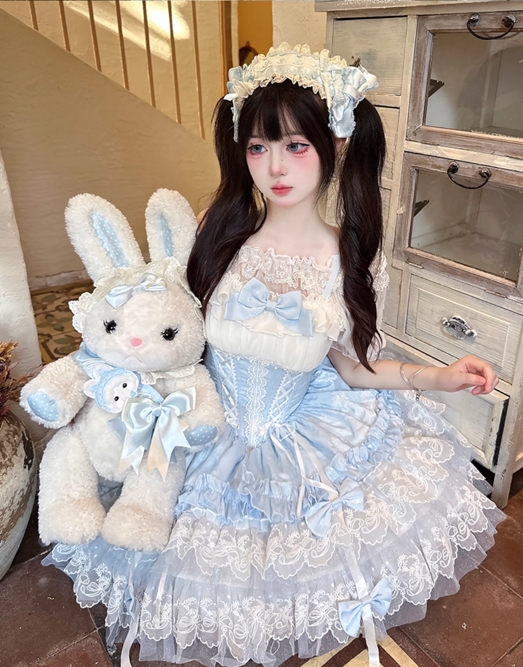 ZhiJinYuan - Time Waltz2 - Sweet Lolita Short Dress Ballet Style JSK