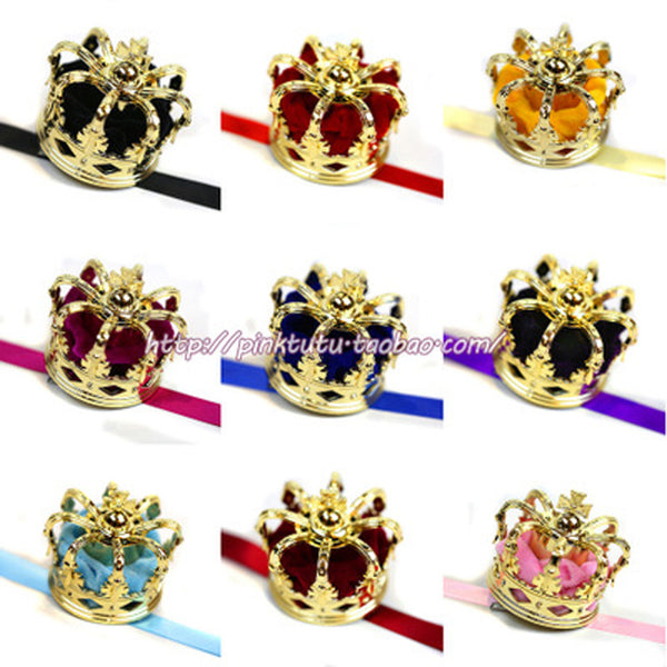 Lolita Crown Hair Accessories Gorgeous Rose Crown Hairband Headdress Golden Crown Hair Clip COS Crown Headdress - Lolita Fetch