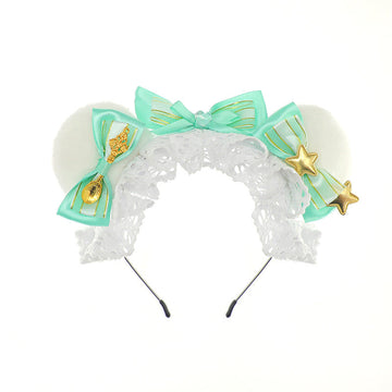 Lolita Comic Con Bear Ear KC - Handmade Gorgeous Japanese Soft Girl Hairband