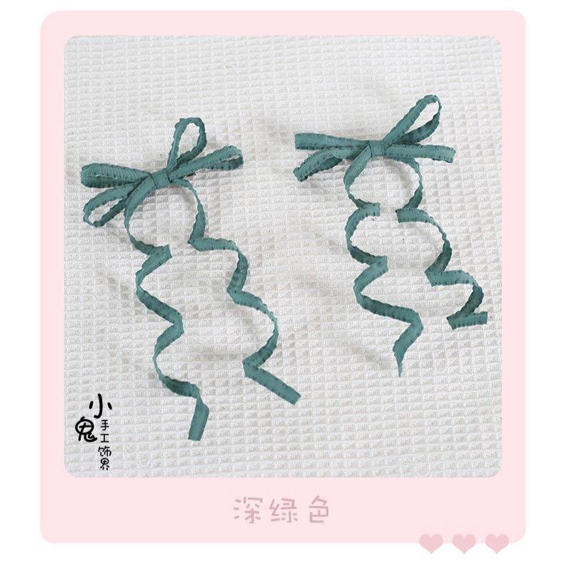 Basic Color Double Ponytail Twist Hair Clip Lolita Sweet Pair Clip Original Japanese Anime Cosplay Adjustable Style