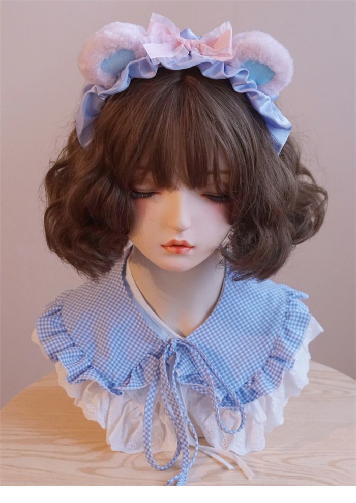Original Handmade Bear Headband Lolita KC BNT Animal Ear Coffee