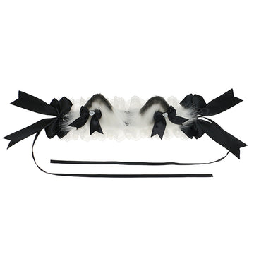 Cute Girl Hair Accessories Lolita Comic Exhibition Multi-use Clip Bow Hair Ornament Cat Ear Hair Clip Cat Ear Headband