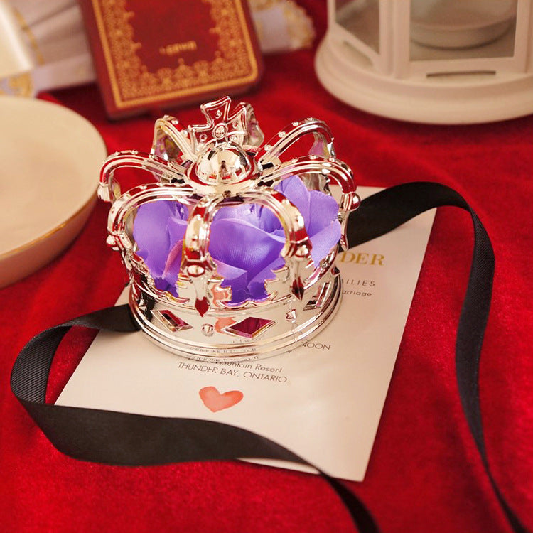 Lolita Tiara King Queen Coronation Gold Silver Rose Cute Lolita COS Crown Tiara