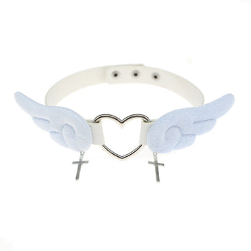 Original Redemption Watercolor Angel Leg Ring & Choker - Y2K Punk Hot Girl