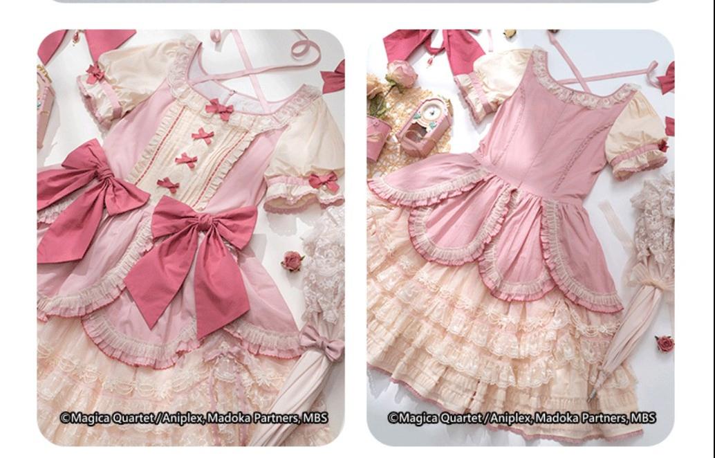 NyaNya - IP Collab Lolita Dress Madoka Kaname Homura Akemi Lolita OP dress