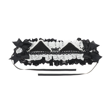 Original Hairband Milk Coffee Sweet Cute Lolita Cat Ear Hairband Bow Hair Clip Kc Japanese Style Lolita Hair Accessories