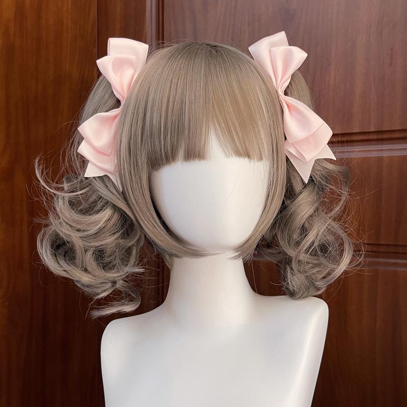 Handmade Bow Hair Clip Cute Lolita Hair Accessory Soft Girl JK Small Item Lolita Sweet Cool Hairpin for Girls