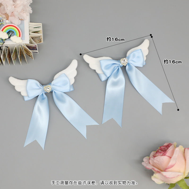 Versatile Sweet & Cool Hair Clips: Japanese Lolita Plush + Punk Handmade Bow Hair Accessories