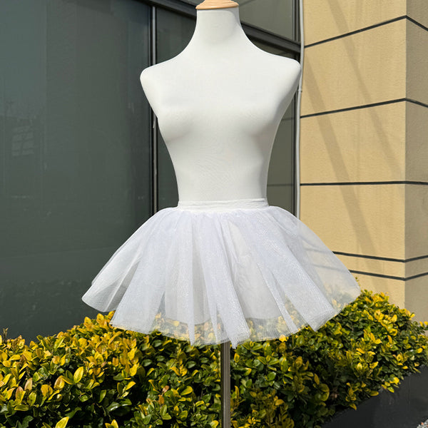Boneless Soft Tulle Petticoat – Everyday Short Crinoline