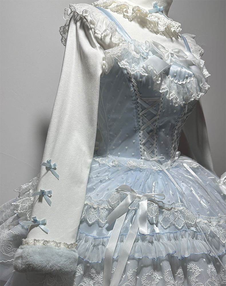 Zhijinyuan “Soft Sweetheart” Lolita Inner Top | Autumn Winter Long - Sleeve Turtleneck with Thin Fleece