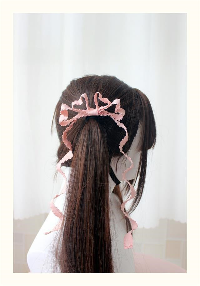 Original Handmade Double Ponytail Twist Hair Clip Lolita Girl Sweet Pair Clip Japanese Anime Cosplay Styling Hair Accessory