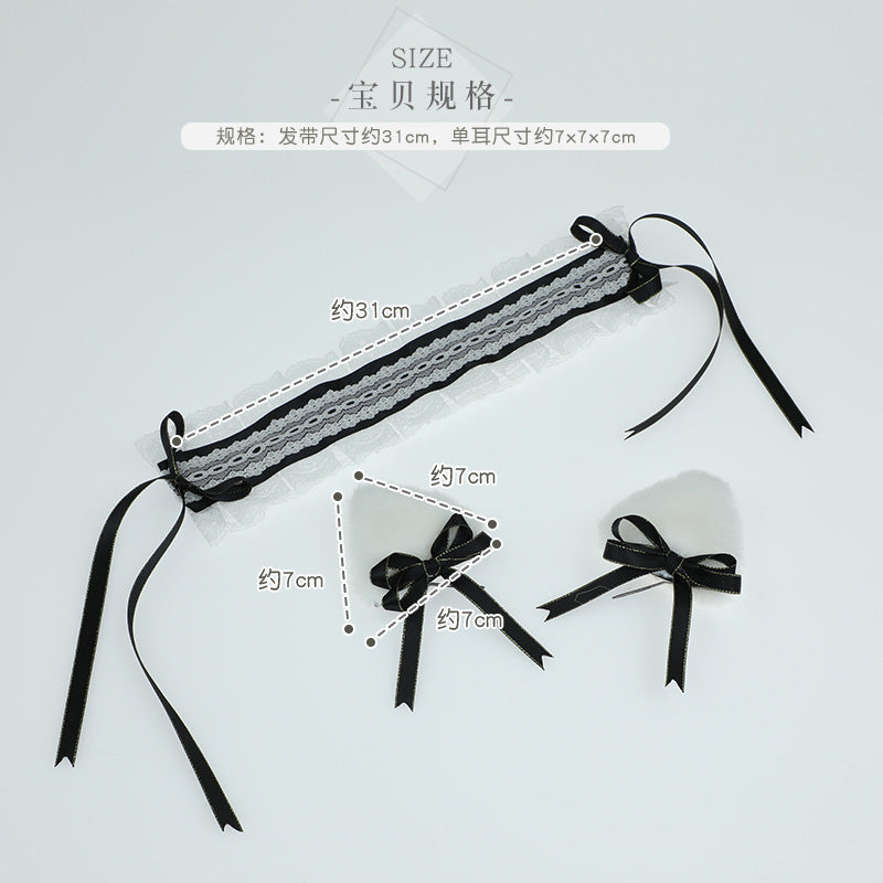 Lolita Headwear Hair Accessories Cute Plush Comic Exhibition Cosplay Dress Up Party fashion Accessories Astrology Cat Hairband