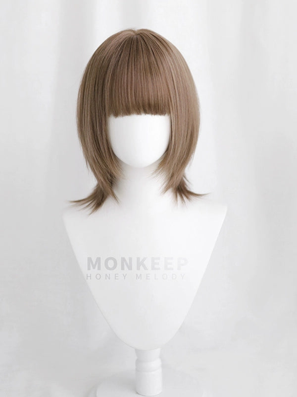 Now MONKEEP Monkey Bajia LoveSignal First Love Signal 35CM Natural Cute Comic Girl Wig