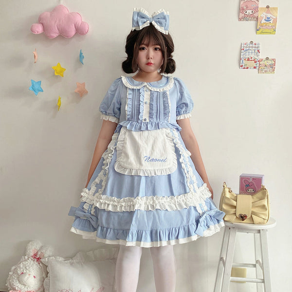 Niu Niu - Plus Size Lolita Nurse Summer OP - Dress OP Dress