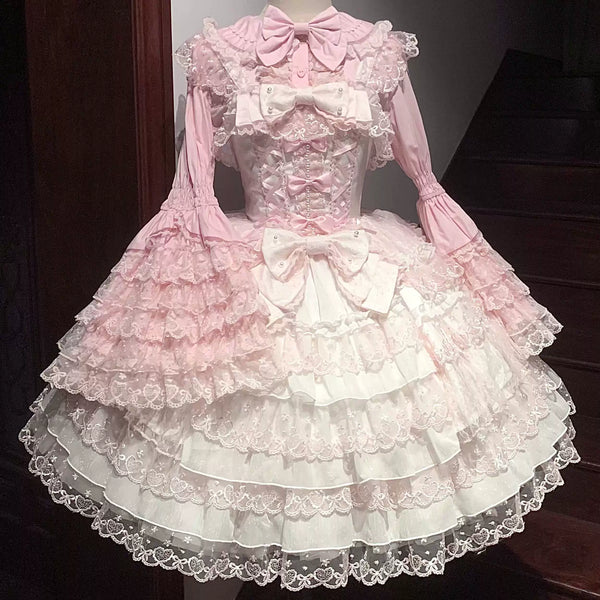 Sugar Girl - Love Overture - Sweet Lolita Blouse Princess Sleeves Lolita Shirt