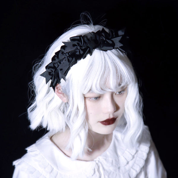 Strange Sugar - Gothic Lolita Lace organza KC - Headwear