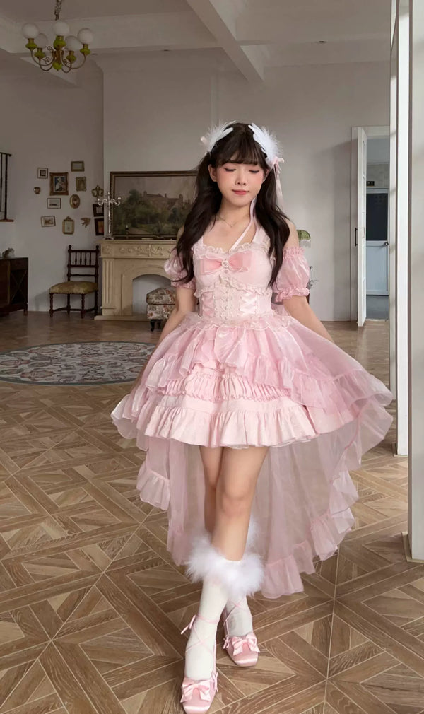 Sugar Girl - Rose Tale - Sweet Lolita Accessories Summer Trailing Short Sleeves KC