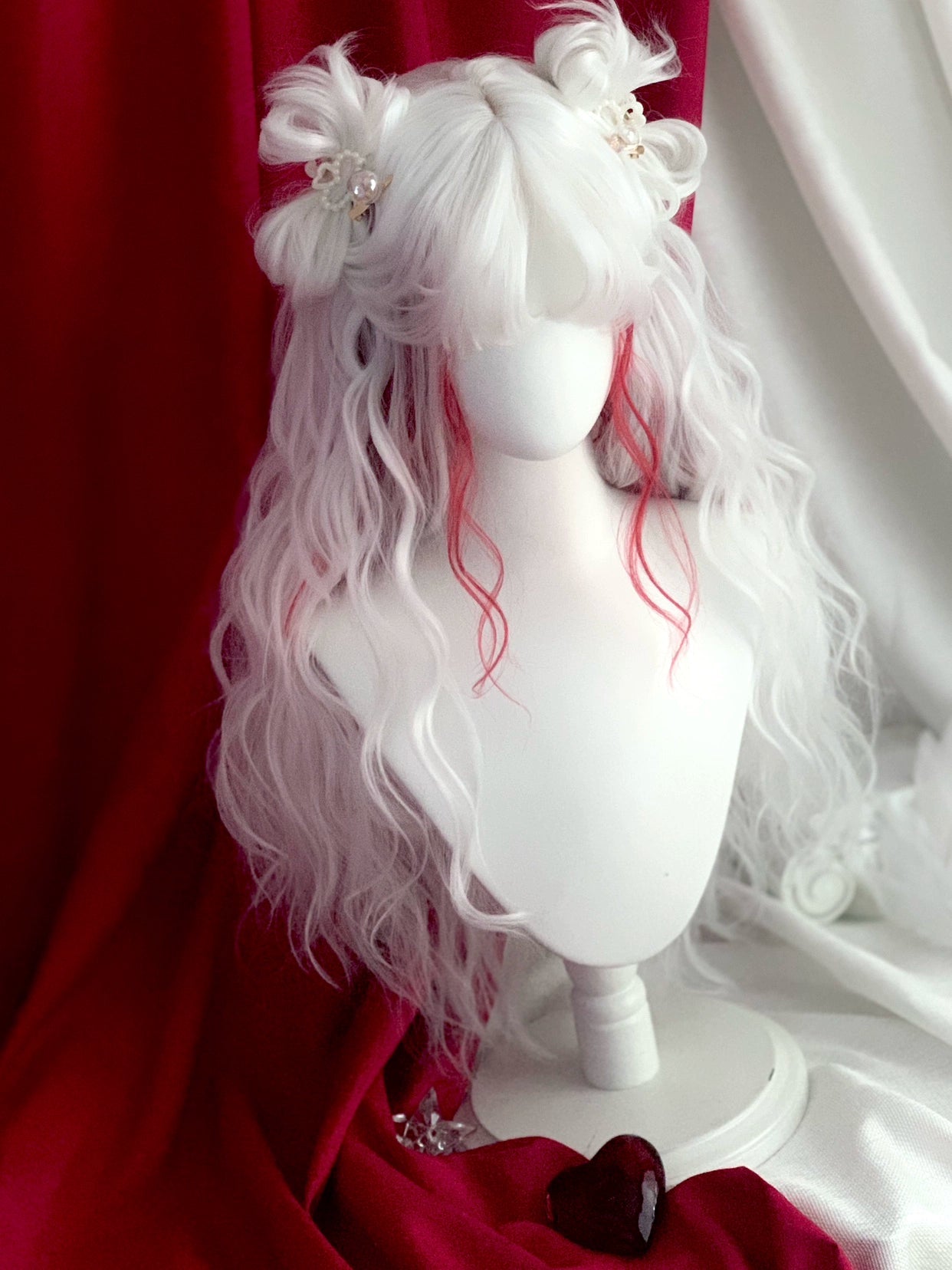 Spot MONKEEP Monkey Bajia LILITH Lilith 65CM Handmade Textured Roll Inner Temples Original Wig