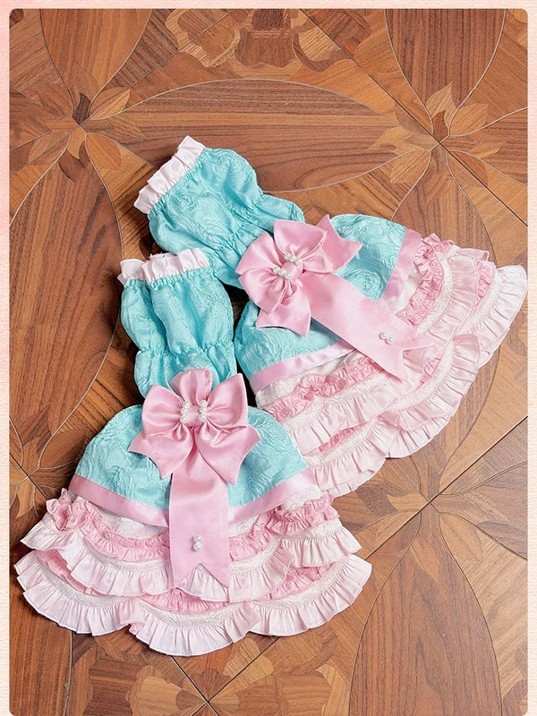 Alice Girl - Sweetheart Petal - Sweet Lolita Hime Sleeves, Layered Ruffles