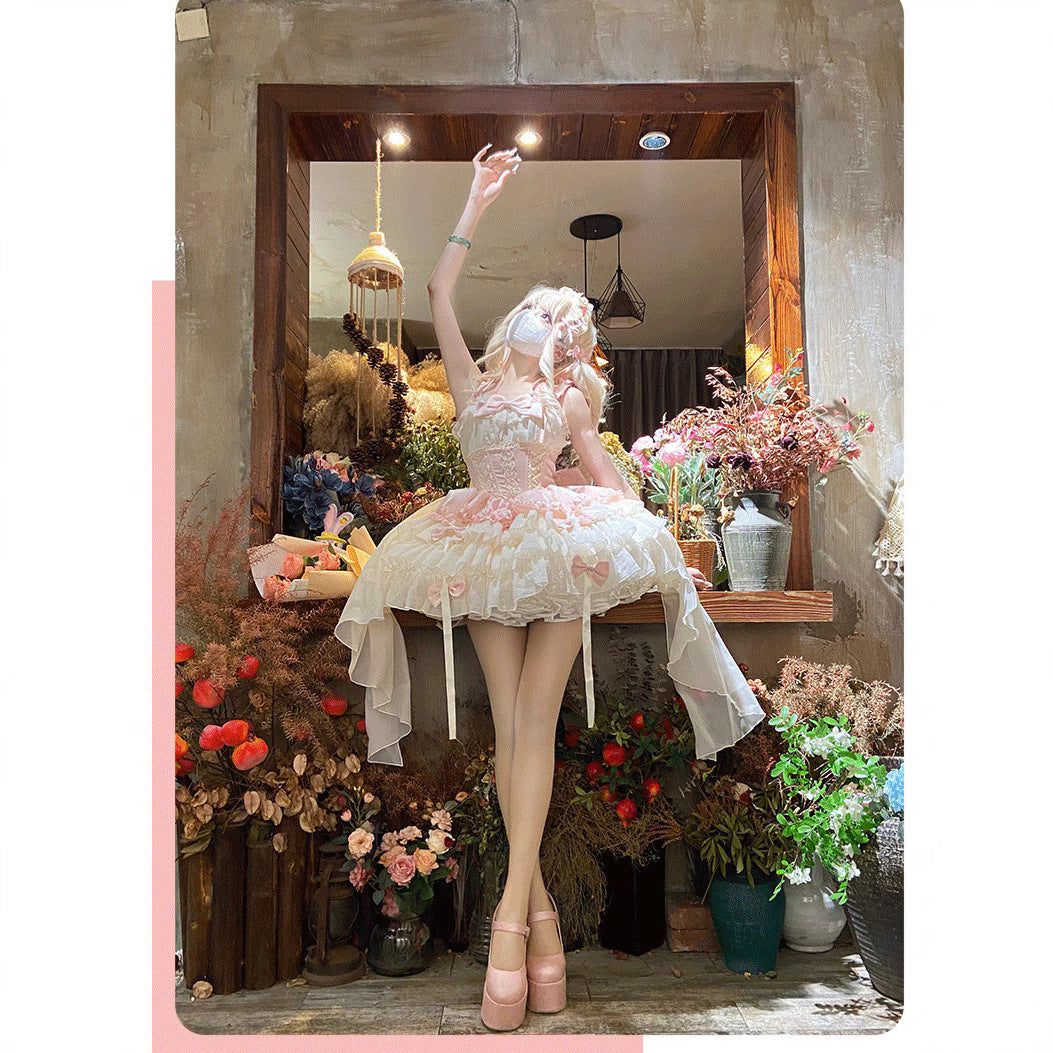 ZhiJinYuan - Time Waltz2 - Sweet Lolita Short Dress Ballet Style JSK