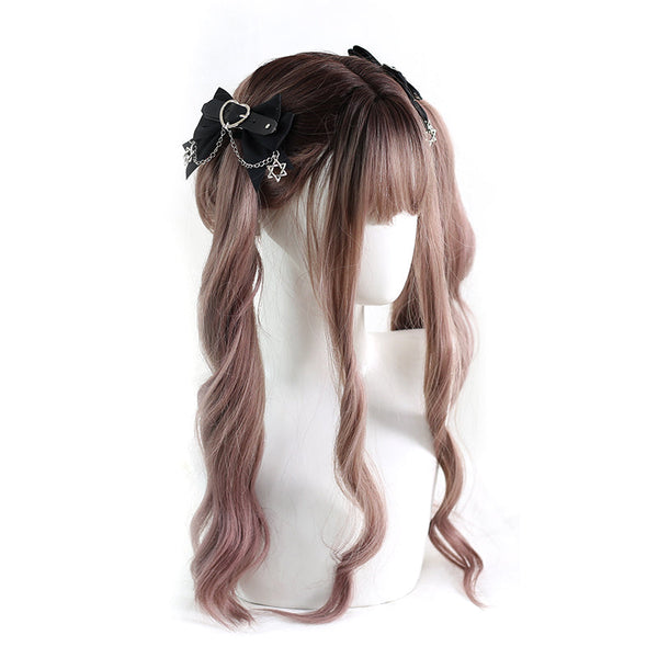 Xiaogui - Dark-themed Gothic Lolita Heart - Hair Clips Headwear
