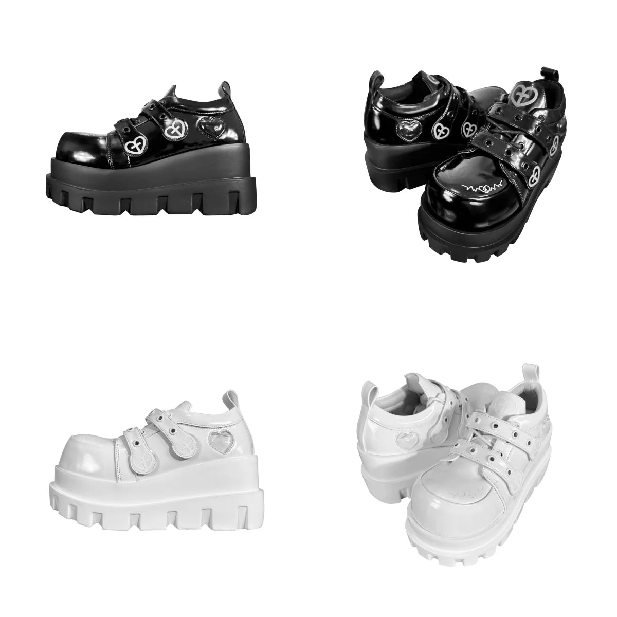 telepathy GURURU original punk water injection love cross macaron subculture platform shoes