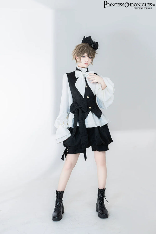 Princess Chronicles - Hunting Rabbit 2.0 - Ouji Lolita Retro Cool Prince Shirt
