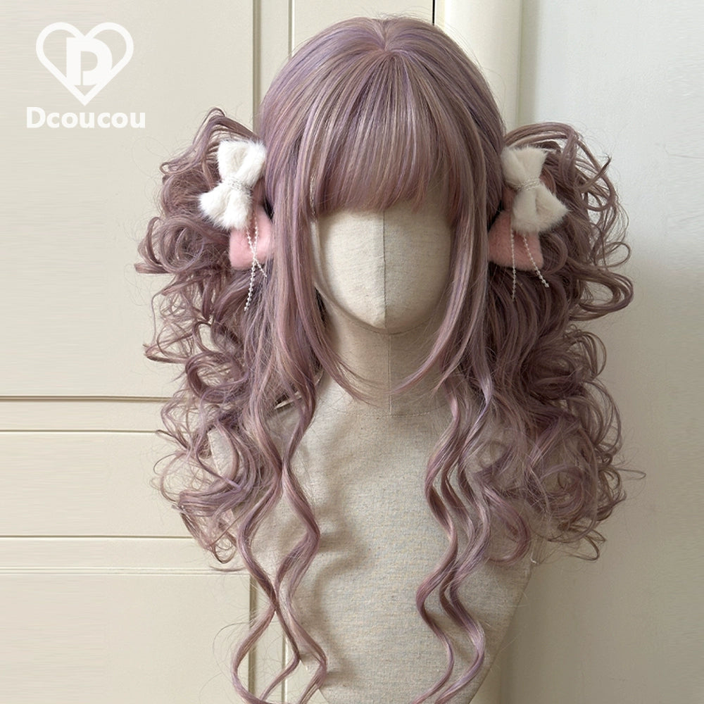 Dcoucou - Ringo Hime - 35cm Ultra Fluffy Double Ponytails Lolita Princess-style Girl Y2K Wig