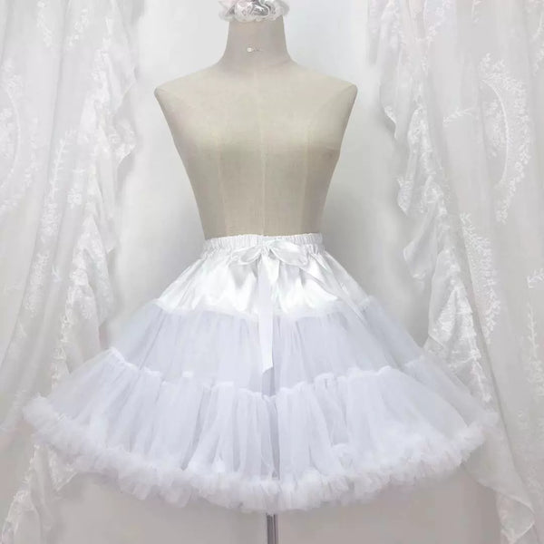 Sugar Girl - Super Puffy Lolita White Petticoat - Petticoat