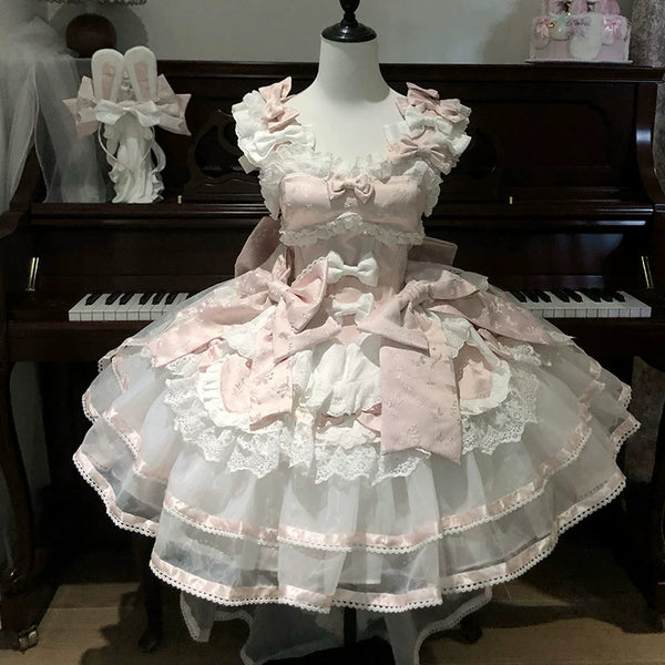 Sweetheart Dream - Velvet Bunny Cake Dress - Sweet Lolita dress