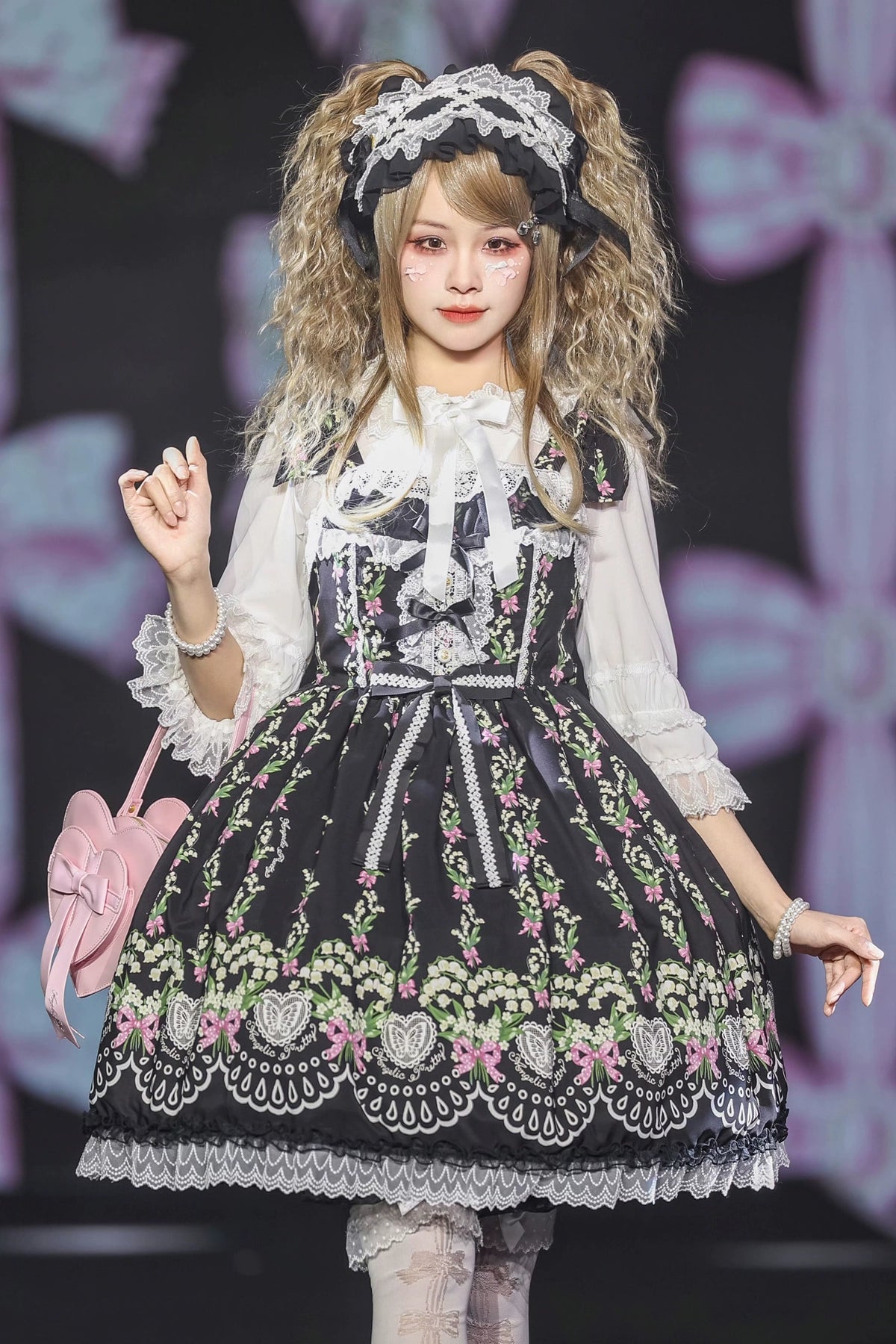 Spot MONKEEP Monkey Bajia, incredible sweetheart, retro Y2K fluffy big tiger clip Lolita original wig