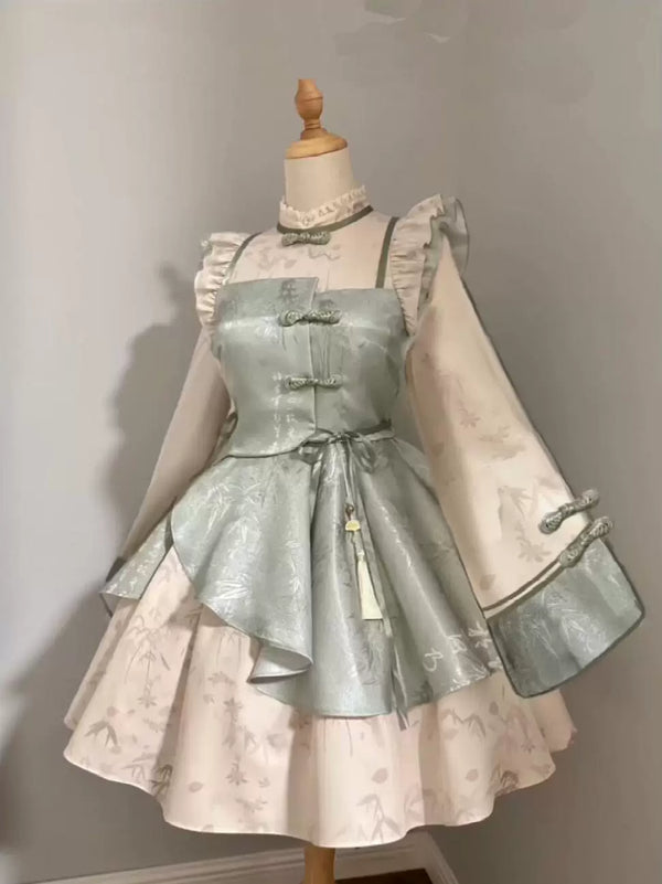 New Chinese Style Sage Green Qi Lolita Dress Lolita accessory product view