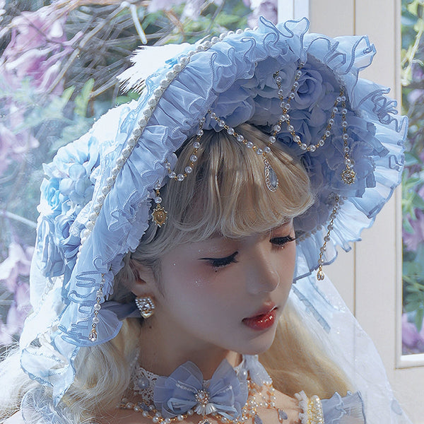 Cat Fairy - Runaway Princess Lolita - Medium blue Lolita accessories