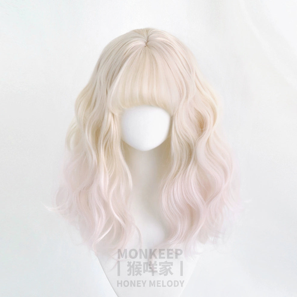 Spot MONKEEP Monkey Bajia, Forest of Goblins - Type II Medium and Long Textured 45cm Dream Gem Luminous Wig
