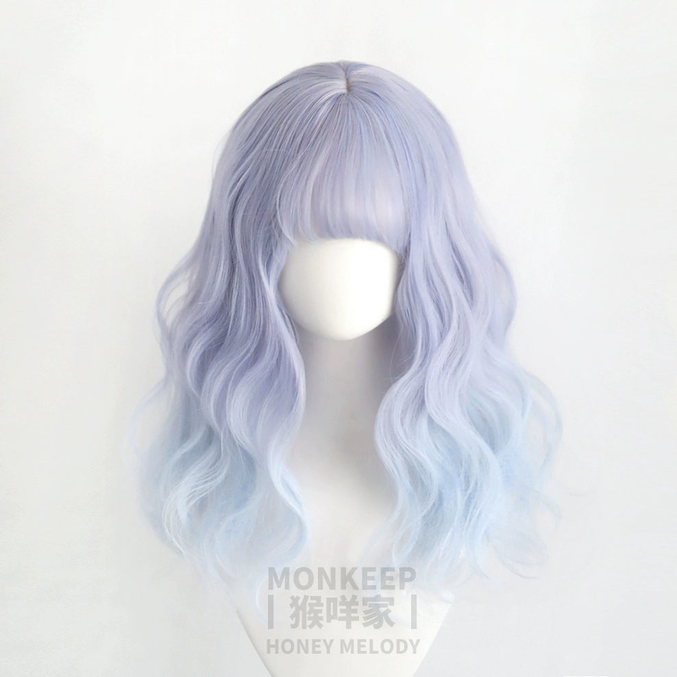 Spot MONKEEP Monkey Bajia, Forest of Goblins - Type II Medium and Long Textured 45cm Dream Gem Luminous Wig
