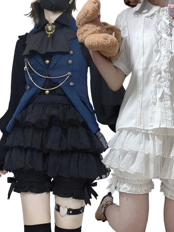 DMFS Lolita - Daily Lolita Bloomers - Lace Cake Shorts for Summer Wear Other Surprise