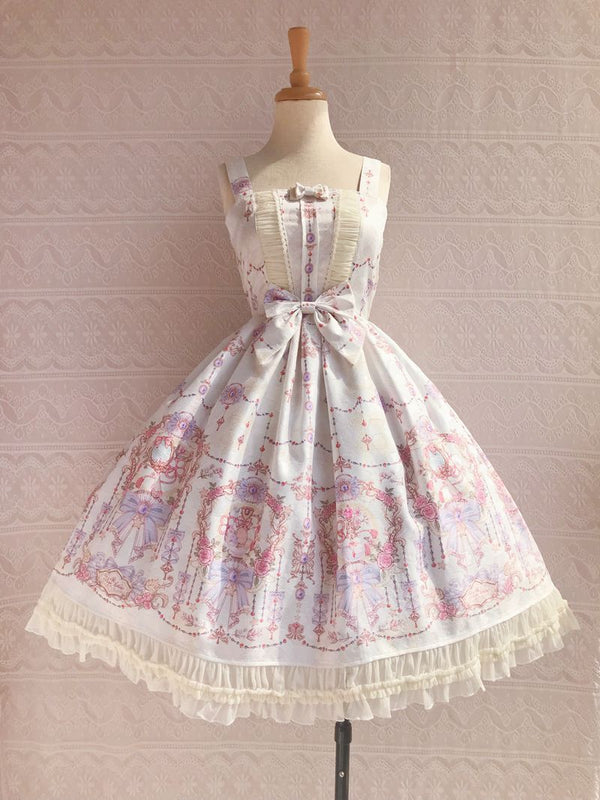 Yilia - Sweet Printing Winter Lolita JSK - Dress JSK Dress