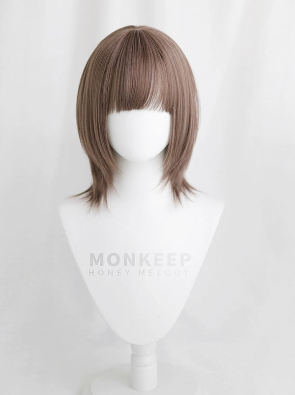 Now MONKEEP Monkey Bajia LoveSignal First Love Signal 35CM Natural Cute Comic Girl Wig