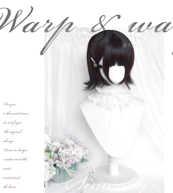 Sinwavy Qiao Qiao natural-black layered short wig - additional view 1