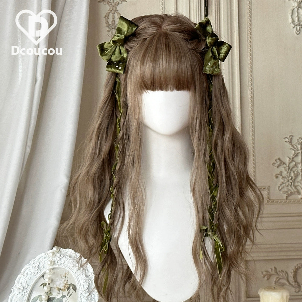 Dcoucou - Pauline's Girl - 60cm Handcrafted Curls Romantic Long Curly Wig