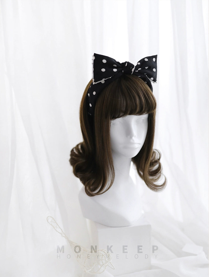 Spot MONKEEP Monkey Bajia GoldenAge VINTAGE NO.4 Vintage 60s Velcro Wigs