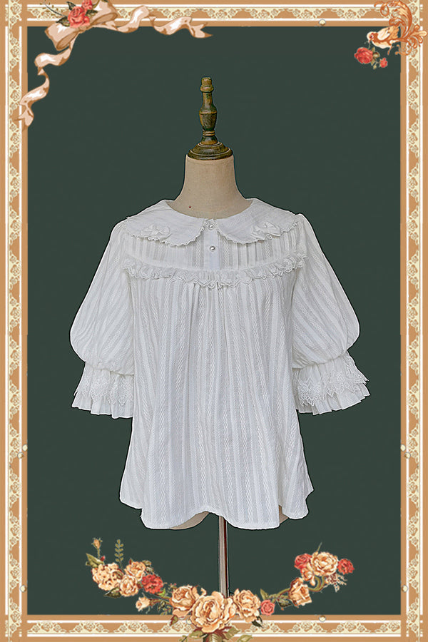 Infanta - Doll Lolita Cotton Short Sleeve - Blouse Innerwear